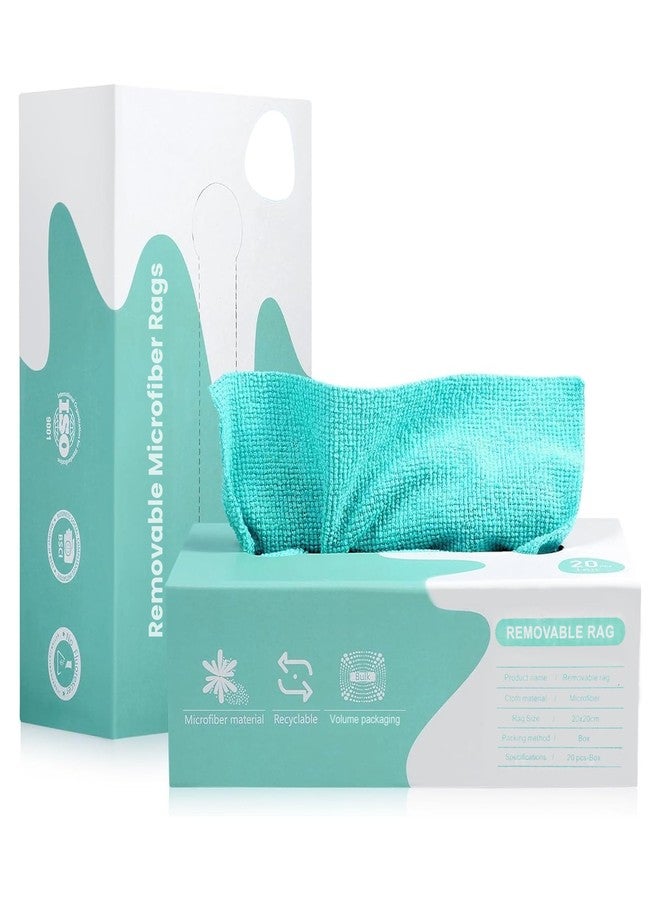 HOMEZE Reusable Magic Cleaning Cloth, Washable Multi-Use Cleaning Wipes for Kitchen, Household,Car & Office,Microfiber Kitchen Paper Towel,Fast-Drying Wipes for Streak-Free Shine Pack of 20 (Set of 1) - Image 1